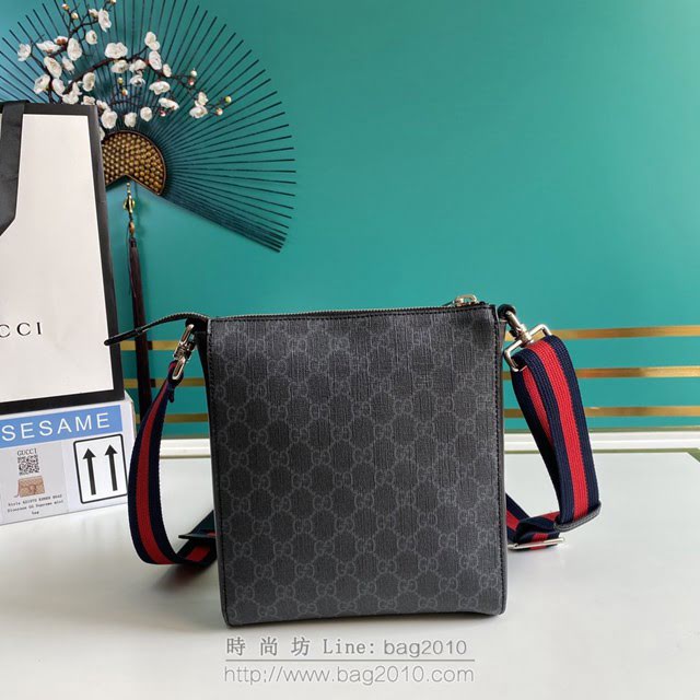 Gucci古馳包包 G家新款男包 523599 古奇克膠男士單肩斜挎包 gdj1445